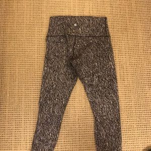 Lululemon Black and White Leggings